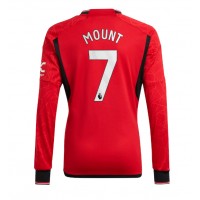 Manchester United Mason Mount #7 Replica Home Shirt 2023-24 Long Sleeve
